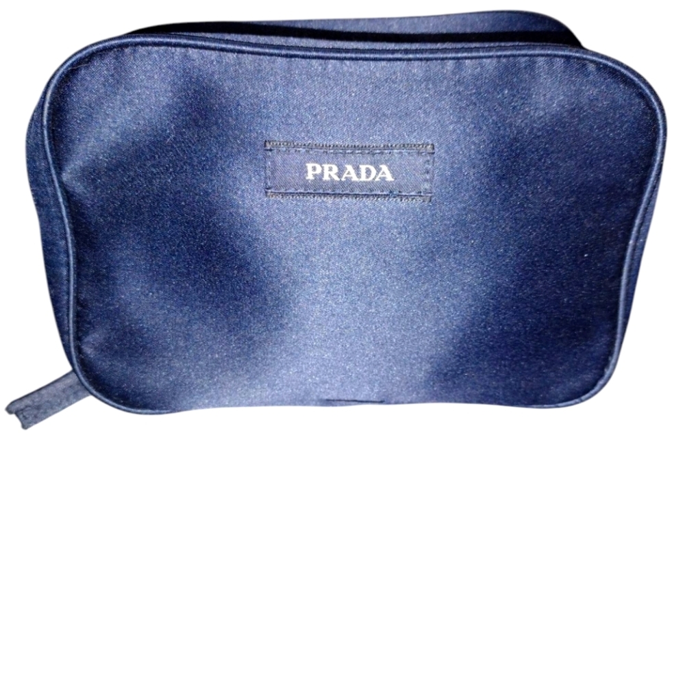 Prada Blue Toiletry Bag